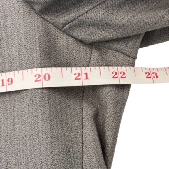 ABRIANI 42 Grey Sport Coat Blazer Jacket 2 Buttons PURE NEW WOOL Made in Italy - Picture 6 of 13